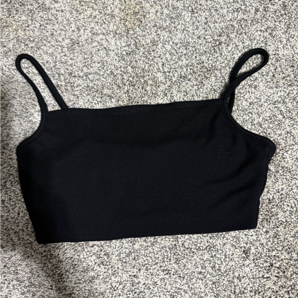Joah Brown Black Camisole Top
